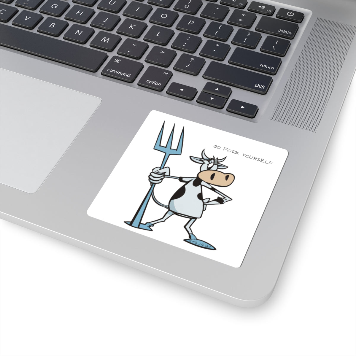 Funny Cow Sticker Pack, Go Fork Yourself Sticker, Cute Laptop Decal, Animal Humor Stickers, Farmhouse Decor