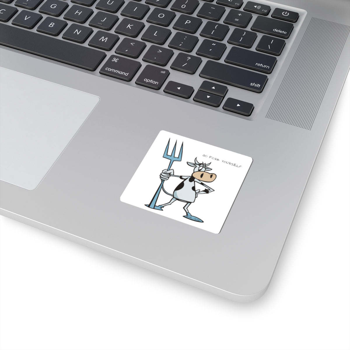 Funny Cow Sticker Pack, Go Fork Yourself Sticker, Cute Laptop Decal, Animal Humor Stickers, Farmhouse Decor