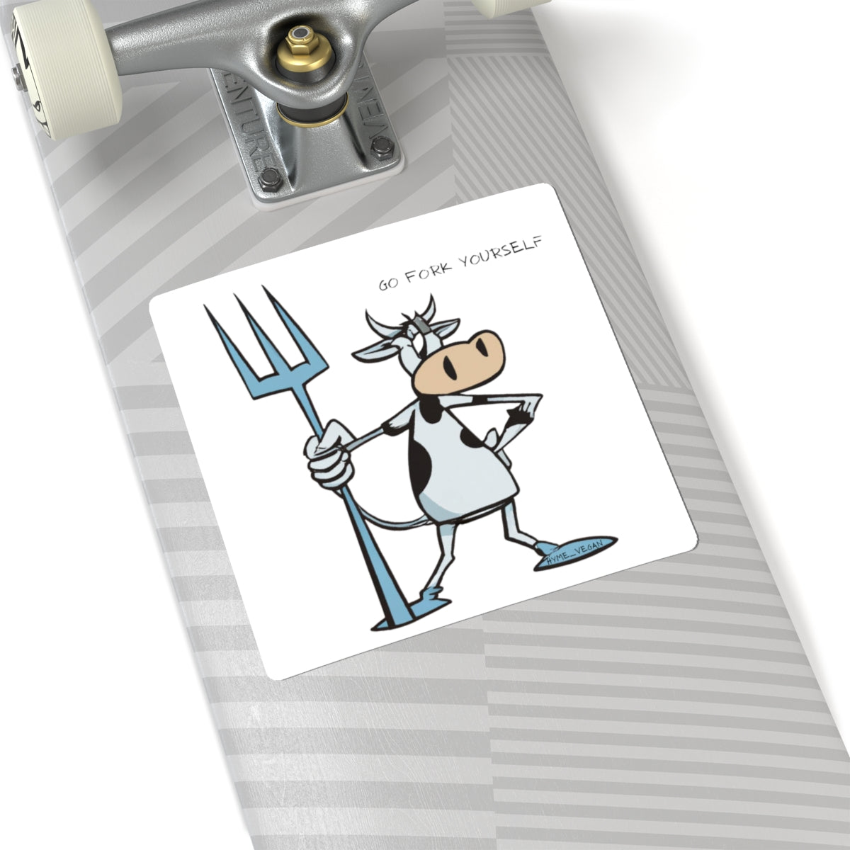 Funny Cow Sticker Pack, Go Fork Yourself Sticker, Cute Laptop Decal, Animal Humor Stickers, Farmhouse Decor