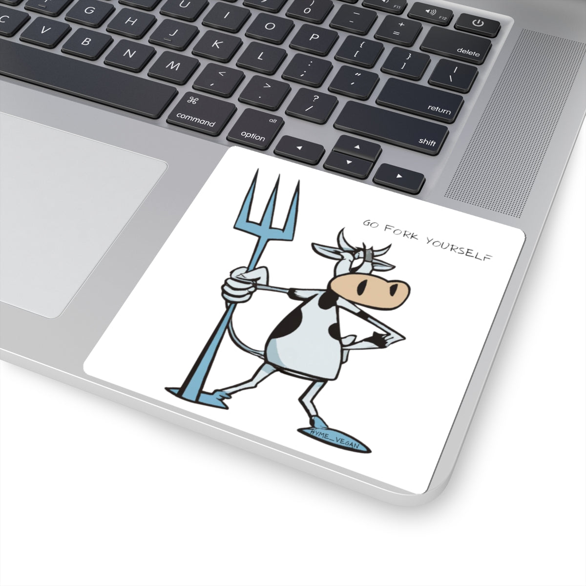 Funny Cow Sticker Pack, Go Fork Yourself Sticker, Cute Laptop Decal, Animal Humor Stickers, Farmhouse Decor