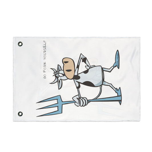 Double Sided Flag, Justice Cow Fight Against Tyranny Innocent, Protest Banner, Activist Flag, Animal Rights Advocacy, Political Statement