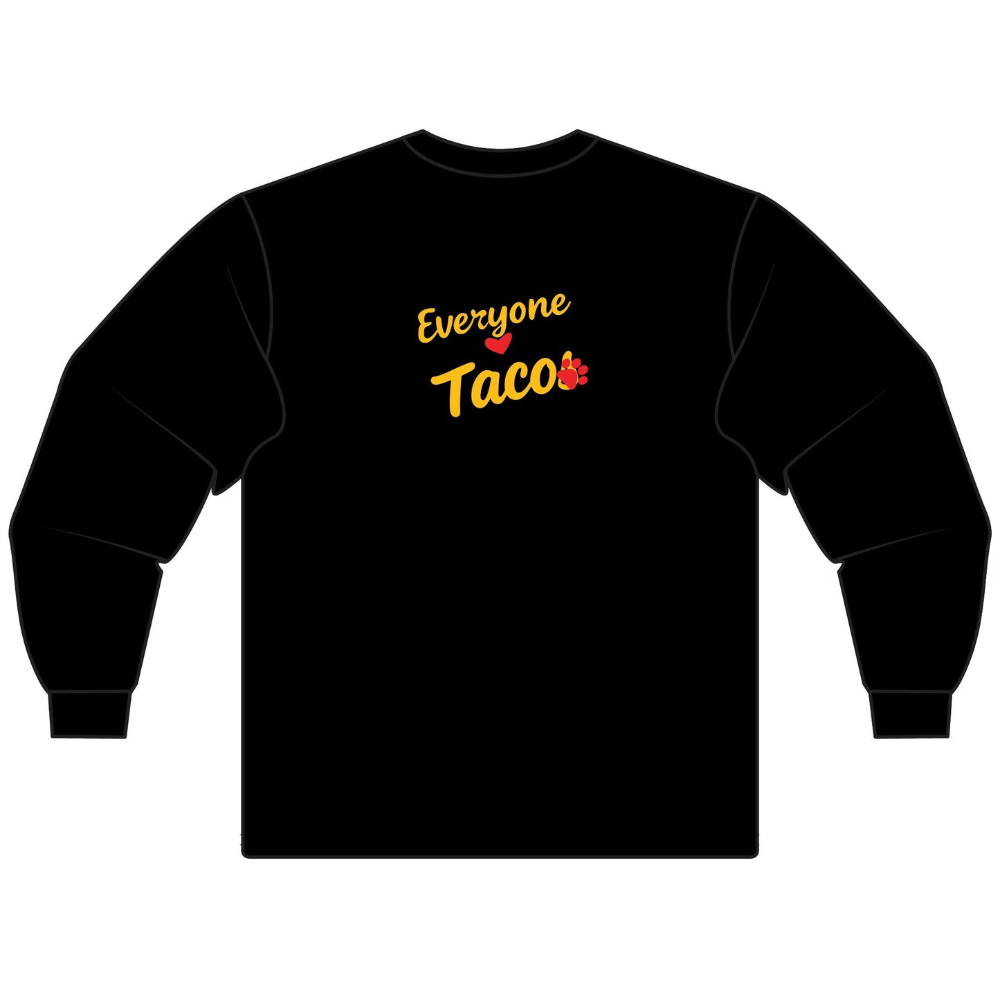 Taco in Plaid hoodie Long Sleeve Tee (Everyone Loves Taco)