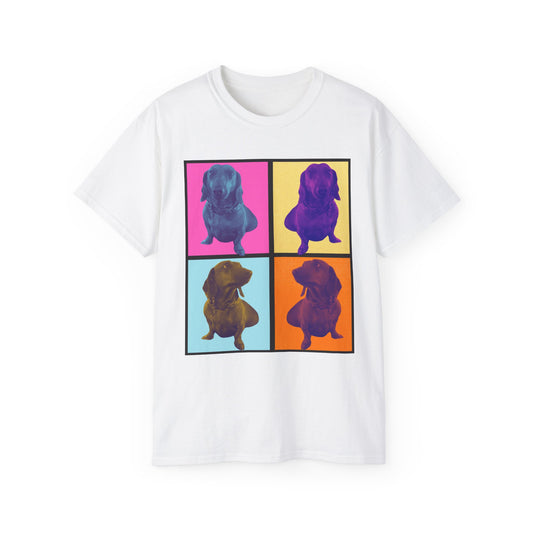 Taco Dog Tee, Cute Dachshund T-Shirt, Dog Lover Gift, Funny Animal Tee, Unisex Cotton Tee for Taco Fans